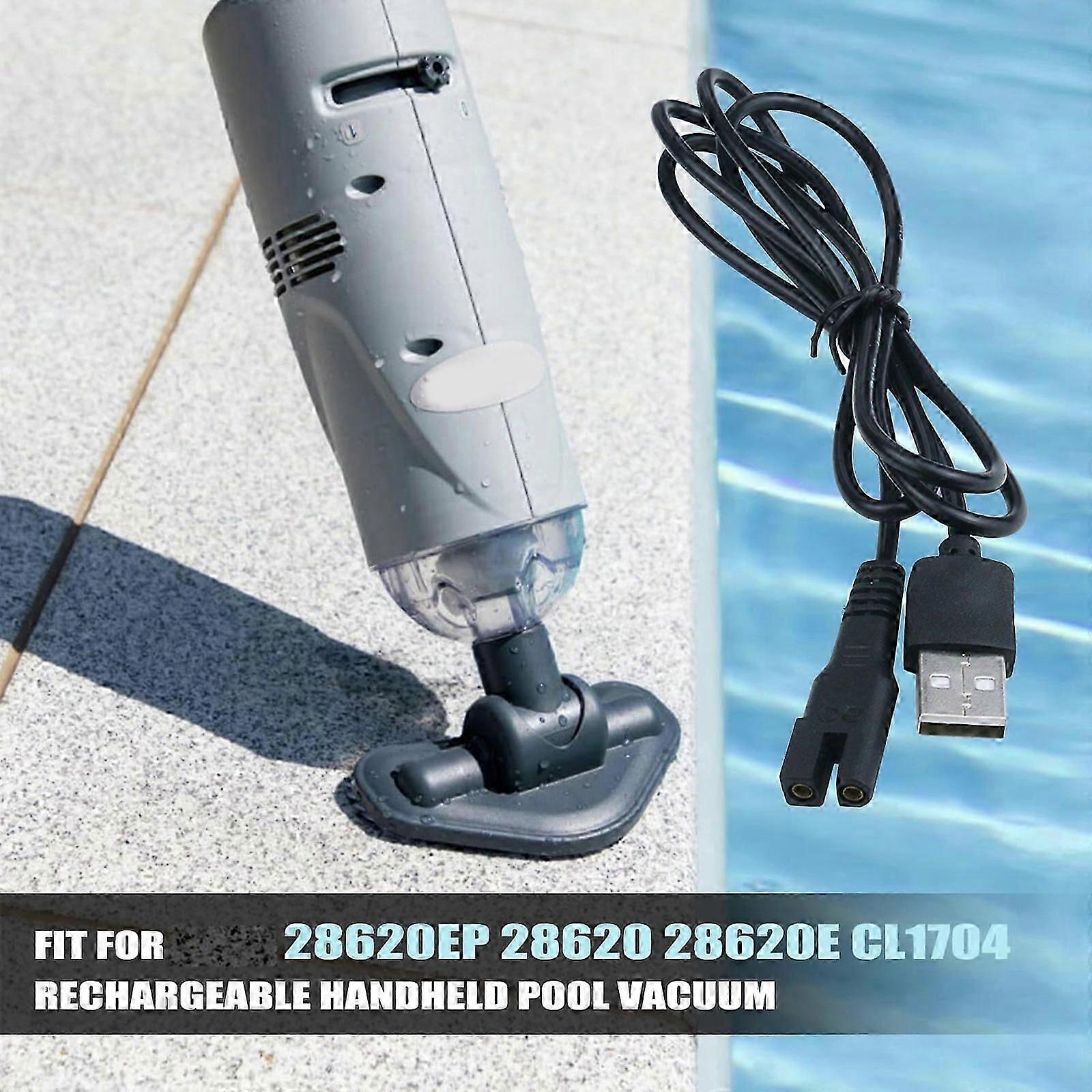 80CM 5V 2A USB Charging Cable For Handheld Pool Vacuum Cleaner Replacement Power Cord 28620E
