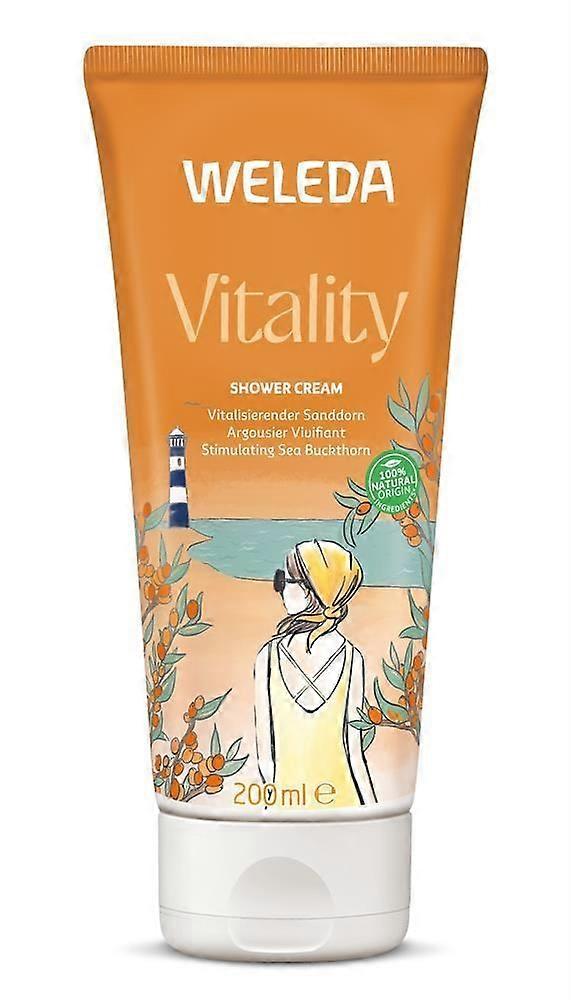 Weleda Seabuckthorn Creamy Body Wash 200ml - 3 Pack