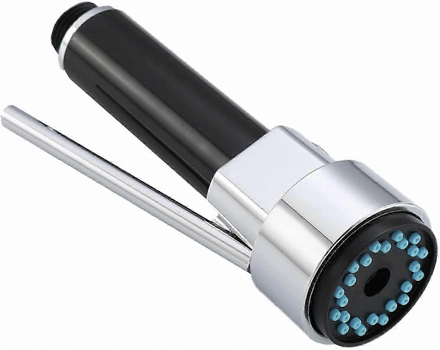 Durable Pull-Up Faucet in Polished Chrome with Solid Brass Construction for Kitchen and Bathroom Use