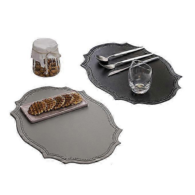 Faux Leather Table Mat, Waterproof Mats