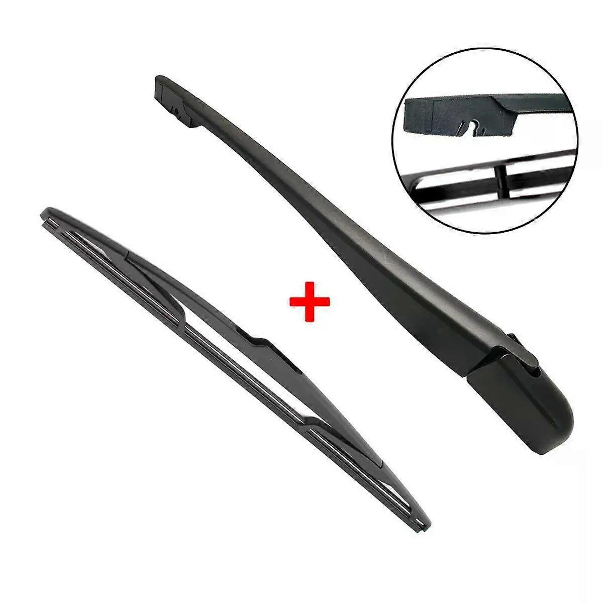 Apply Rear Wiper Blade & Arm Set Kit For Peugeot 206 2004--2008 Windshield Windscreen Rear Window