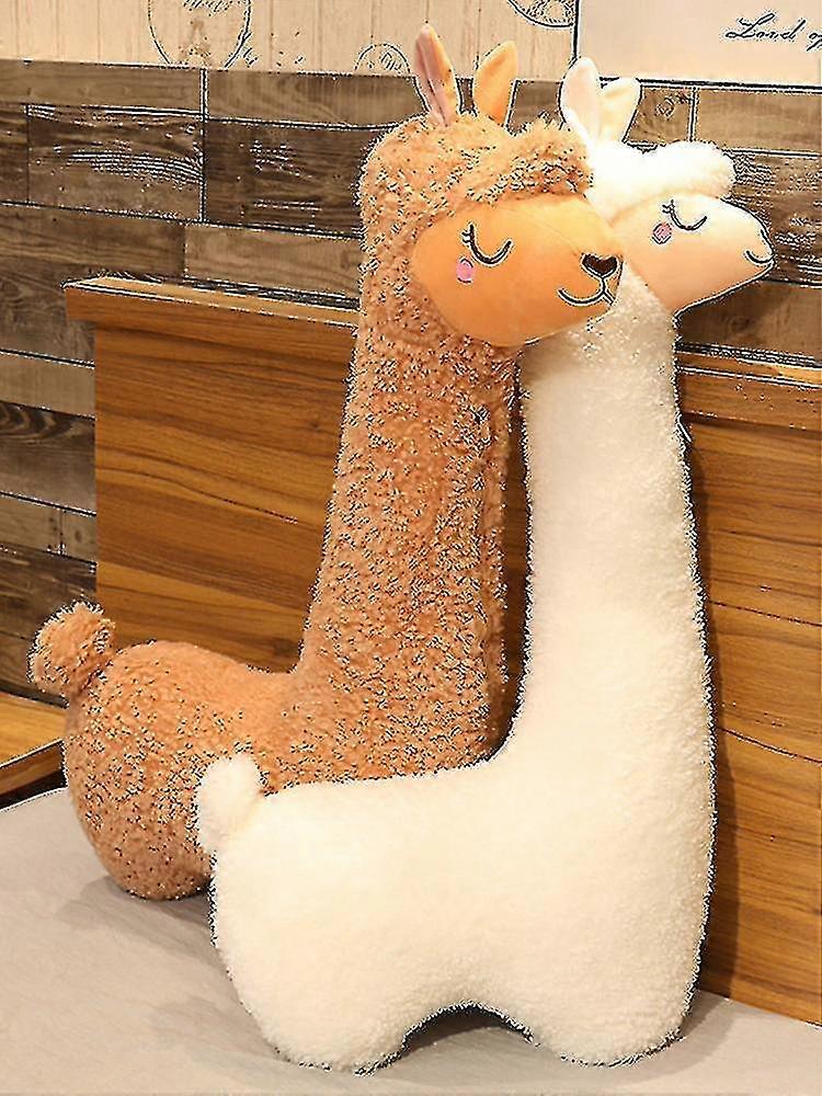 Alpaca long pillow, 75cm/100cm, soft and suitable for multiple scenarios