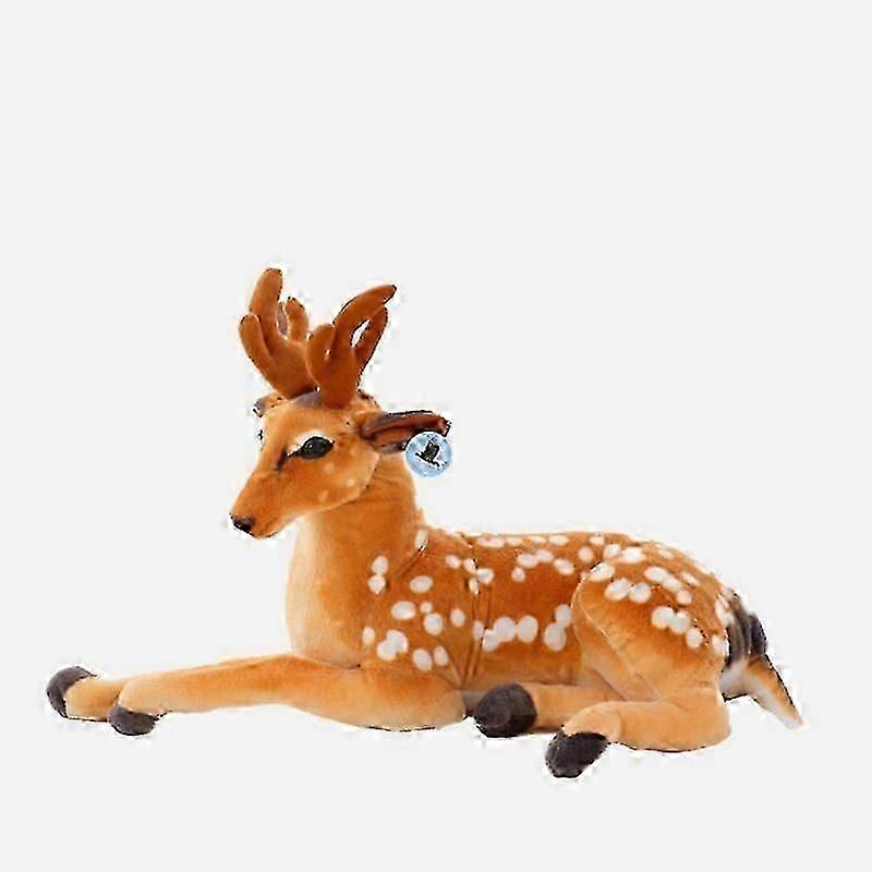 Giant Deer Plush Toy Lifelike Sika Deer Stuffed Animal for Kids Home Decor