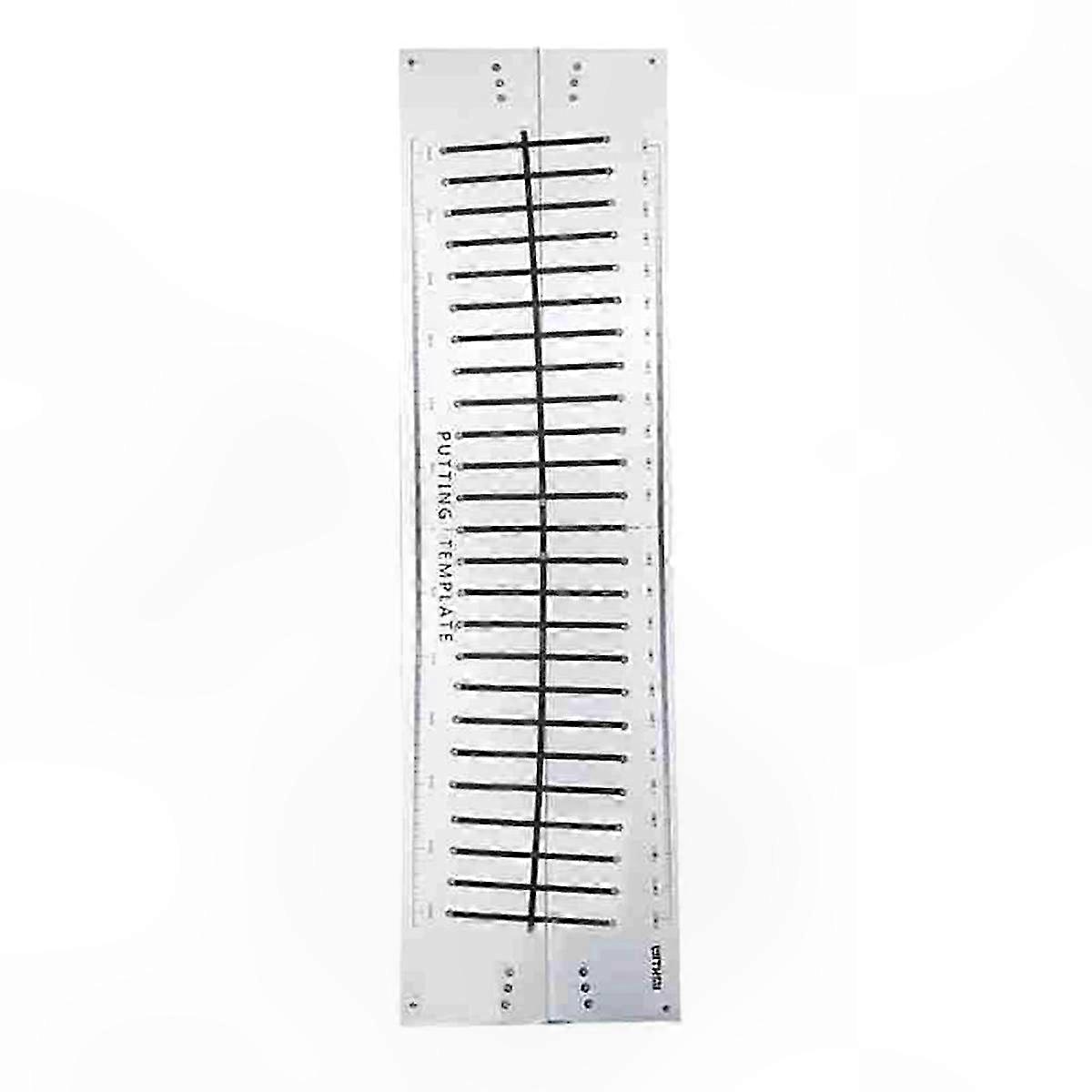 Indoor Golf Putting Mat with Alignment Guide for Practice and Training