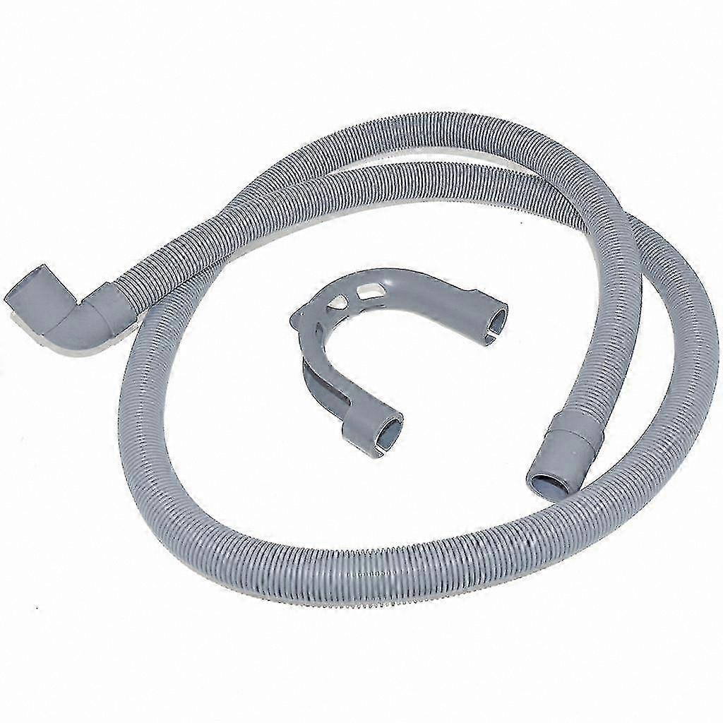 90° Bent Dishwasher Drain Hose with Hook, 22mm Outlet Connection for Compatible Models