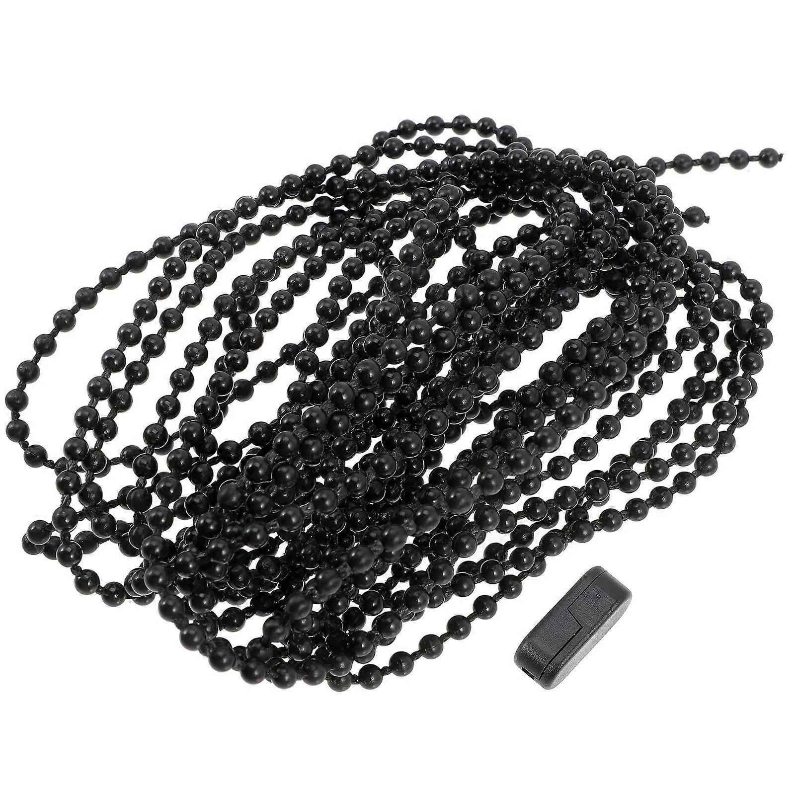 1 Set of Blind Beaded Cord Curtain Bead Rope Roller Blind Chain Fitting with Buckle