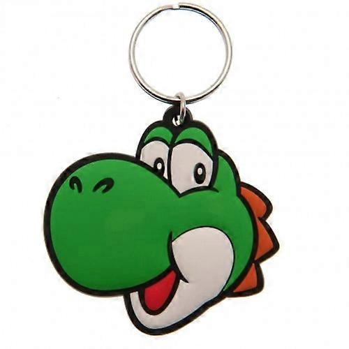 Super Mario Rubber Yoshi Keyring