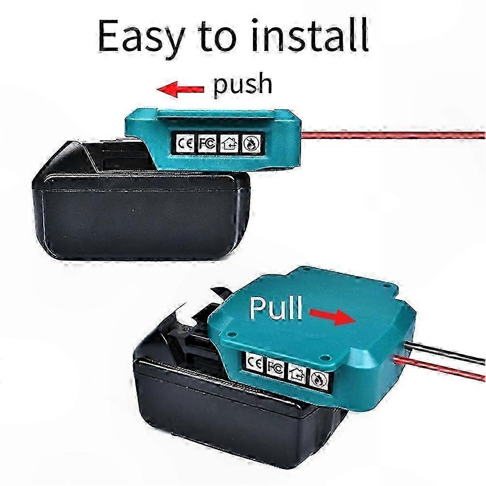 18V Battery Adapter with Wire Harness & Fuse for Power Wheels and Ride-On Toys