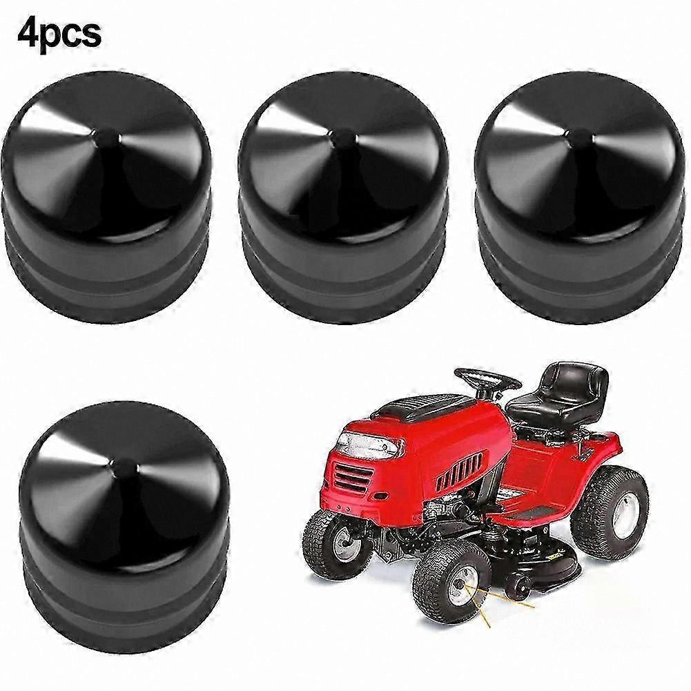 4-Pack Lawn Mower Axle Hub Caps, Replacement for Garden Tractors, Durable Axle Cap Set