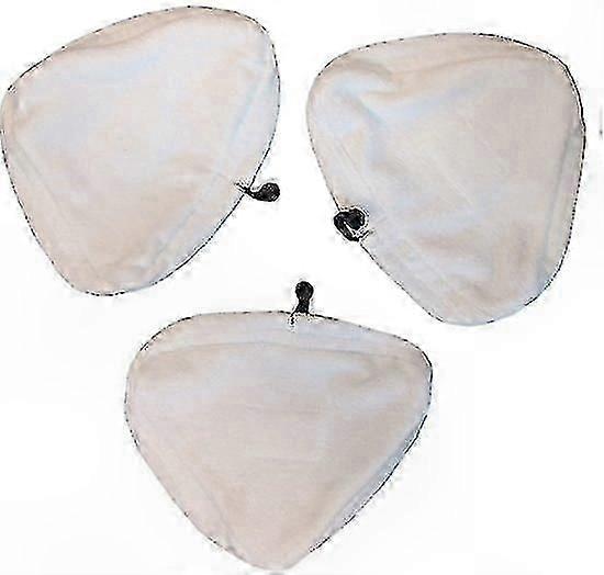 Microfiber Laser Cleaning Cloths 3-Piece Set White