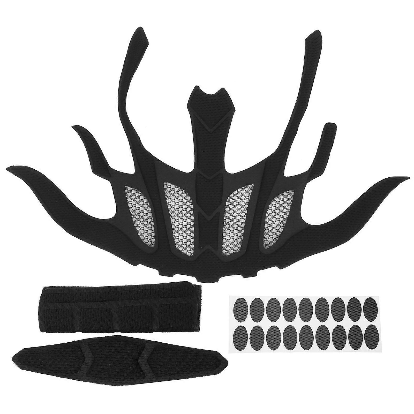 2 Pack Bicycle Helmet Pads, Foam Lining with Insect Net