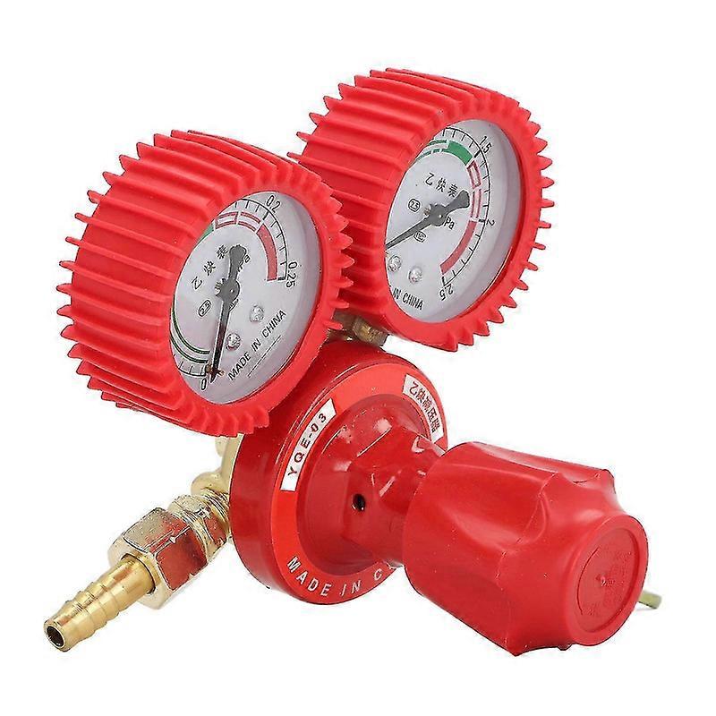 New Models Acetylene Pressure Reducer with 8mm Inlet Port and Dual Display Shockproof Gauge Meter