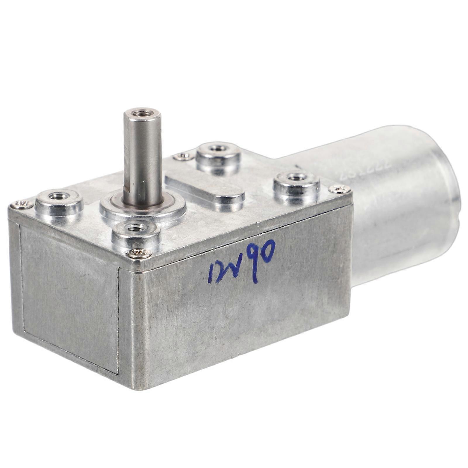 Reduction Electric Worm Motor for Industrial Applications Silver Zinc Alloy Motor with Turboworm Gear Structure 1Set