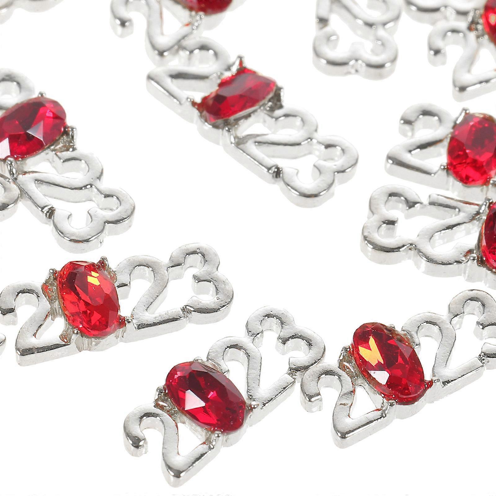 Phone Case 2023 Decor Charms for DIY Craft Projects 30Pcs Silver Alloy