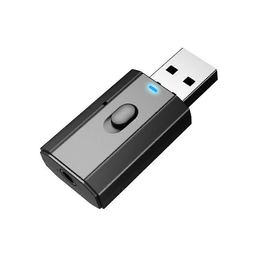 2pcs USB Bluetooth adapter, car audio receiver, Bluetooth transmitter, hands-free call 5.0
