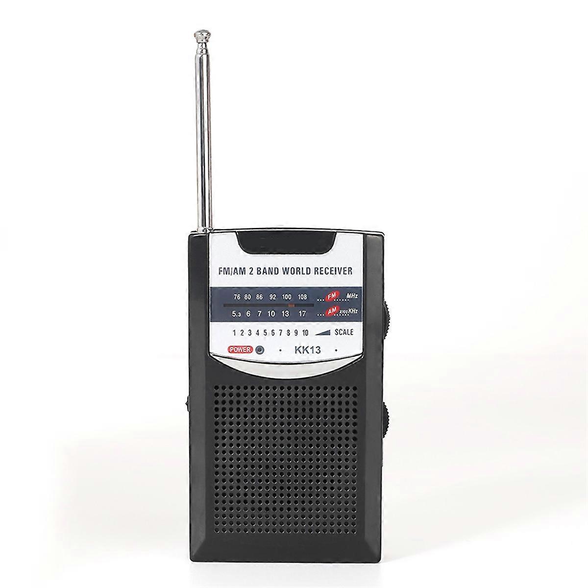 Portable Mini Radio AM/FM Dual Band Retro World Receiver