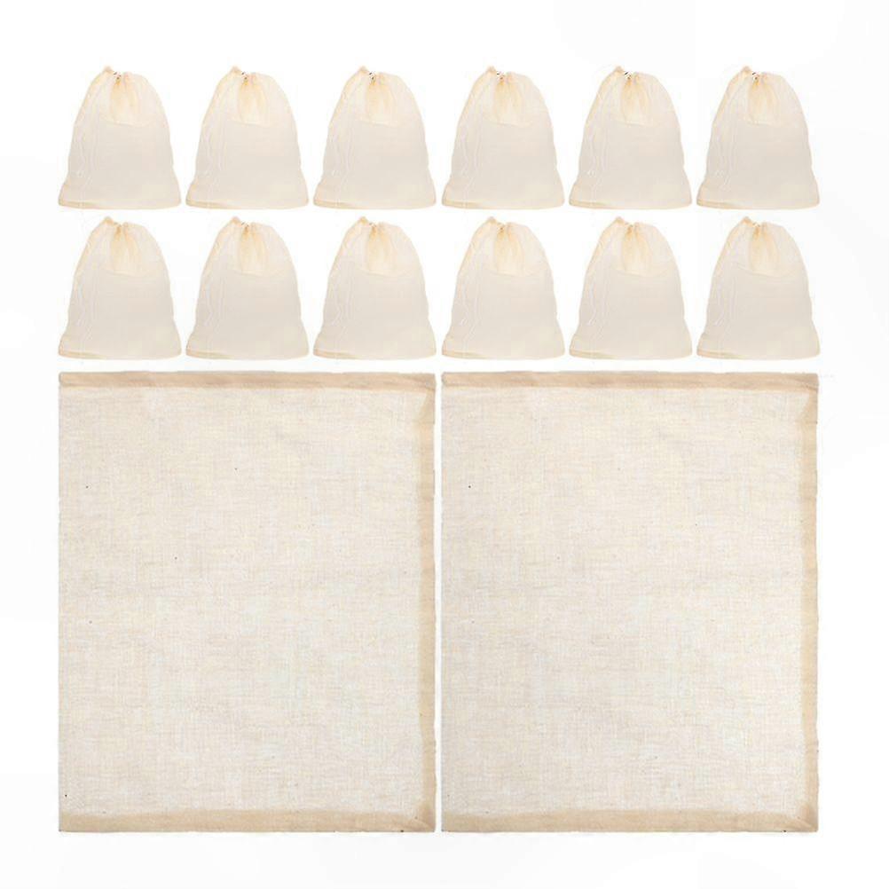 20-Pack Reusable Soup Socks with Drawstring for Cooking and Straining Spices