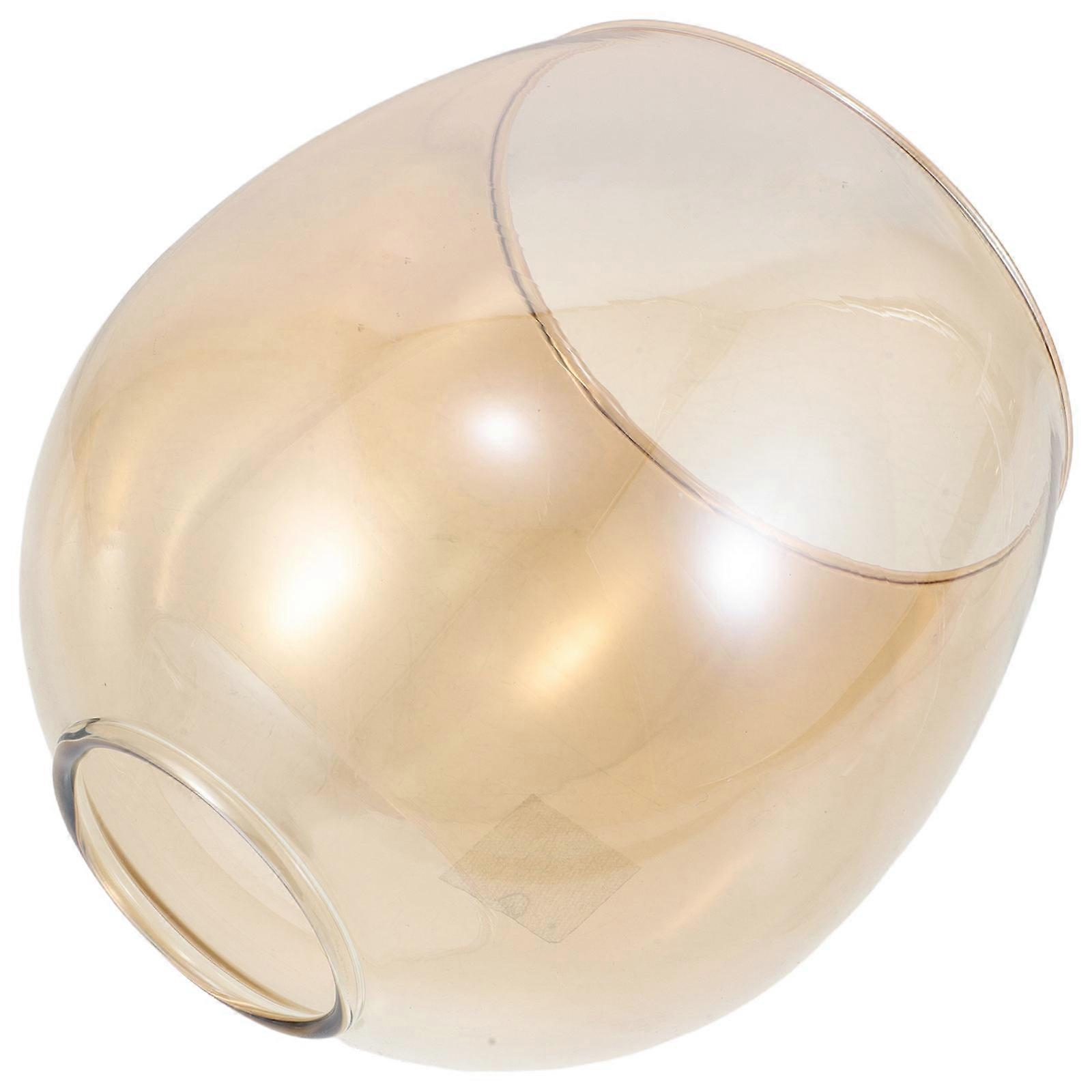 Handblown Vintage Style Glass Lampshade Replacement For Chandeliers And Pendant Lights In Drum Shape 1Pcs Featuring Ambient Lighting