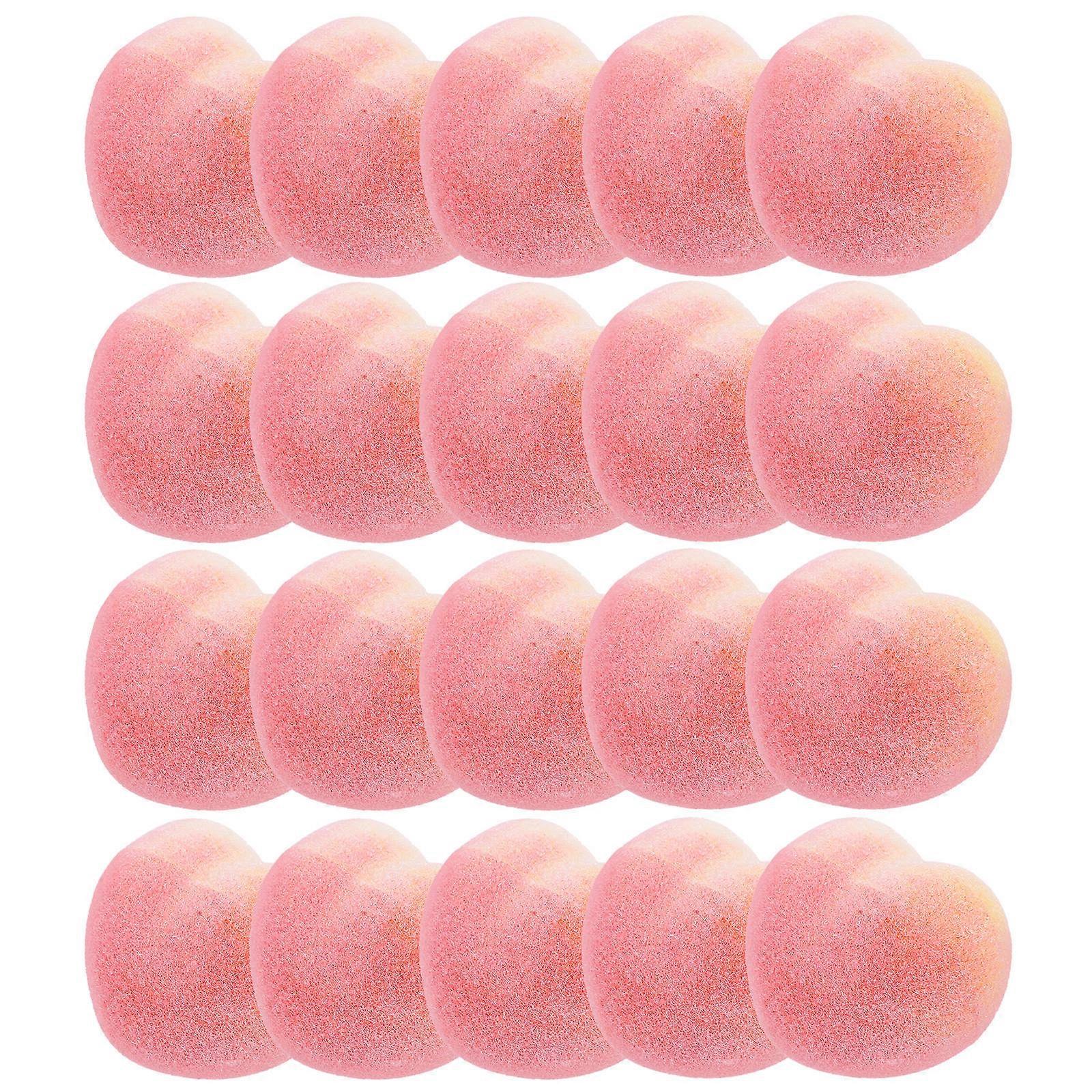 Artificial Peach Model Mini Peach Decor for Home 40Pcs Pink Foams