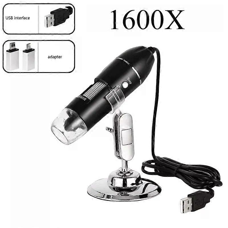 Electronic Microscope 1600X 500X Digital Microscope Camera Type- C USB Portable For Soldering Magnifier Cell Phone Repair