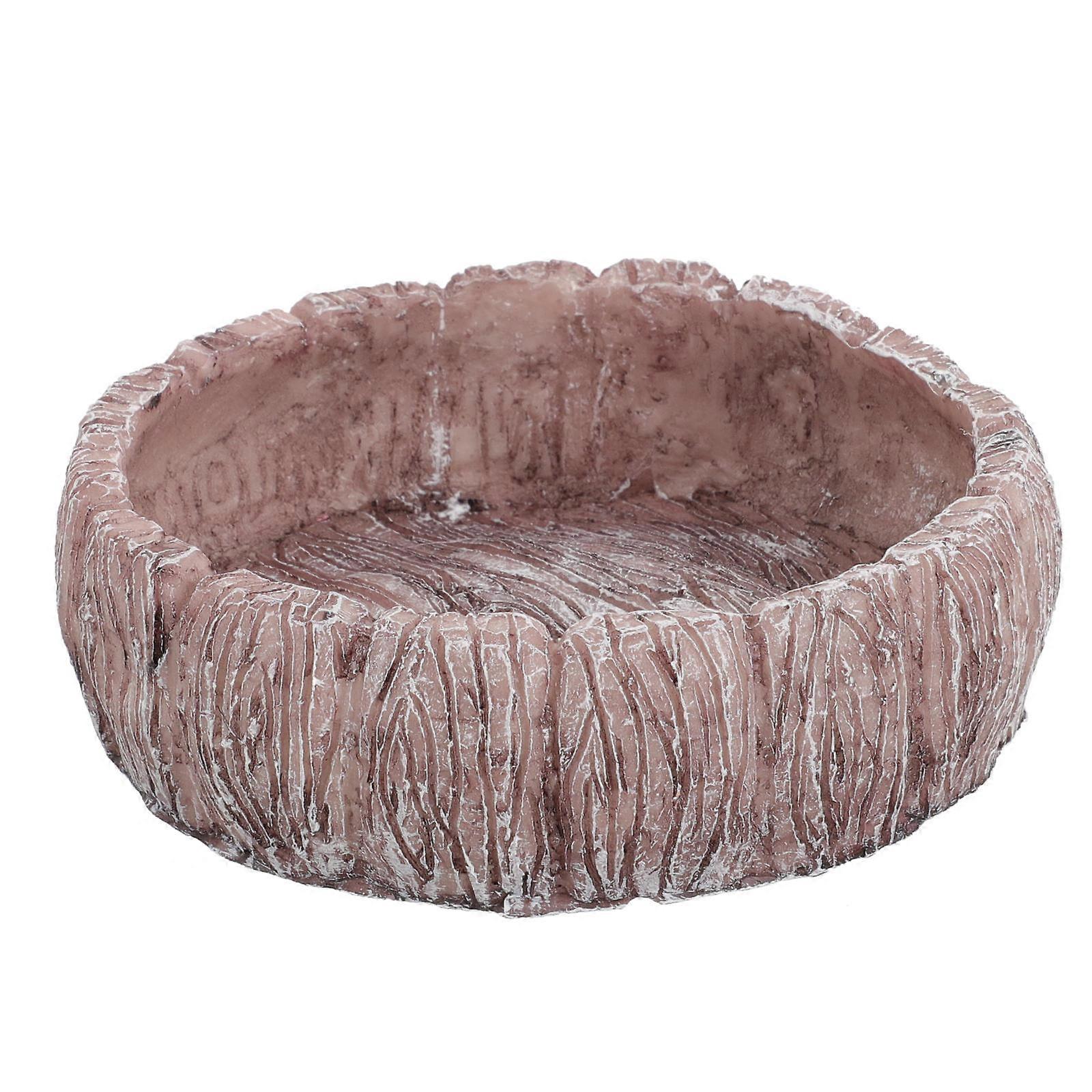 Reptile Water Dish Resin Bowl for Feeding 5Pcs Durable and Wear Resistant