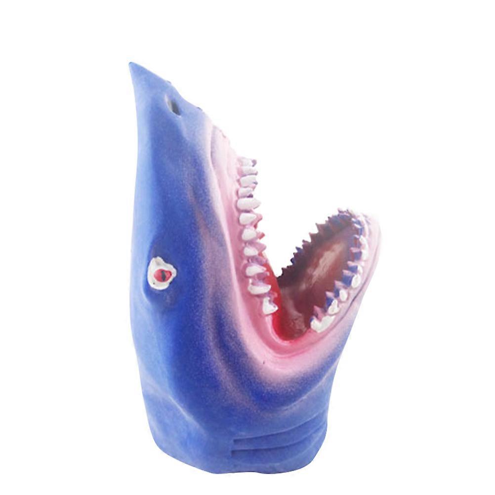 Story Puppets Blue Shark Hand Puppet Toy for Interactive Play 2Pcs