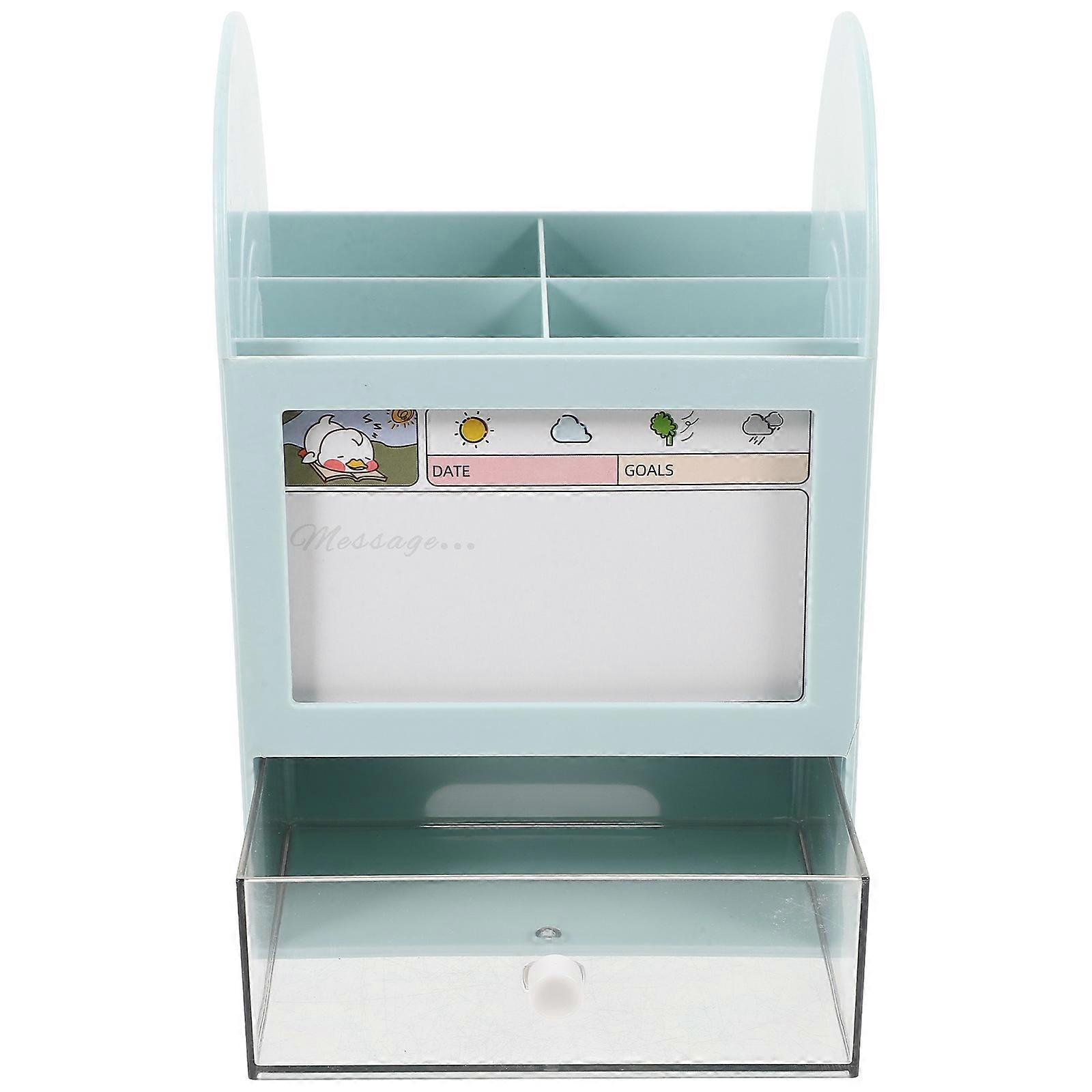 Multi-function Pen Organizer For Kids And Friends Ideal For Office And School Use In Pink Plastic Material 2Pcs