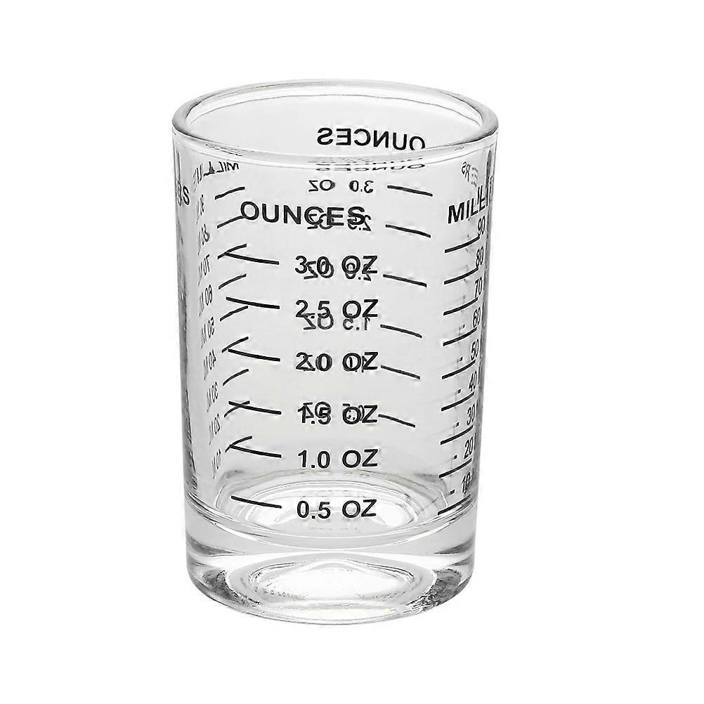 Assorted Color Measuring Cup Set 2Pcs Ideal for Home and Restaurant Coffee Lovers Glass Liquid Measurement Tool