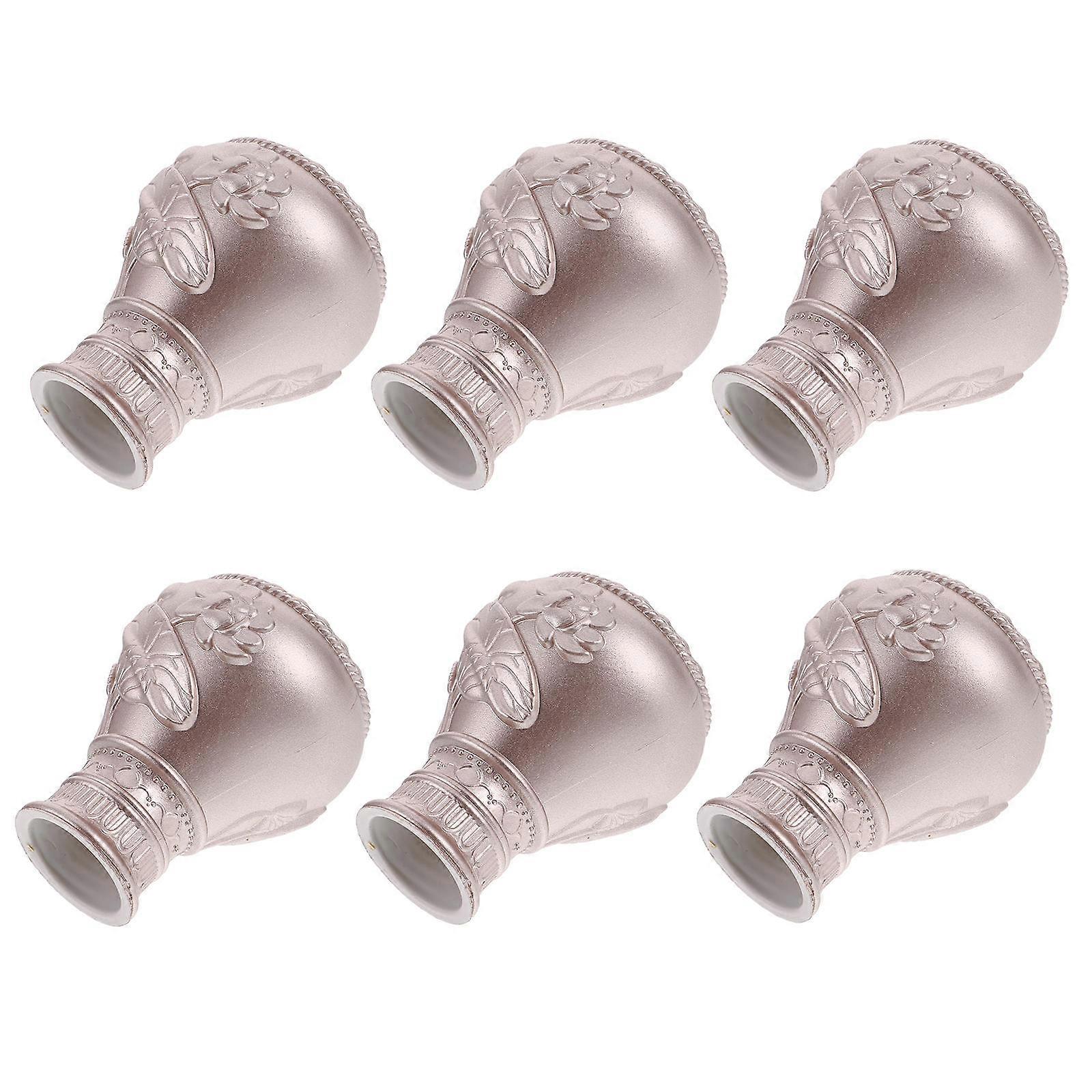 Stylish Curtain Rail Ends In Luxurious Rose Gold Design Suitable For Home Decor With Dirt Protection Pcs