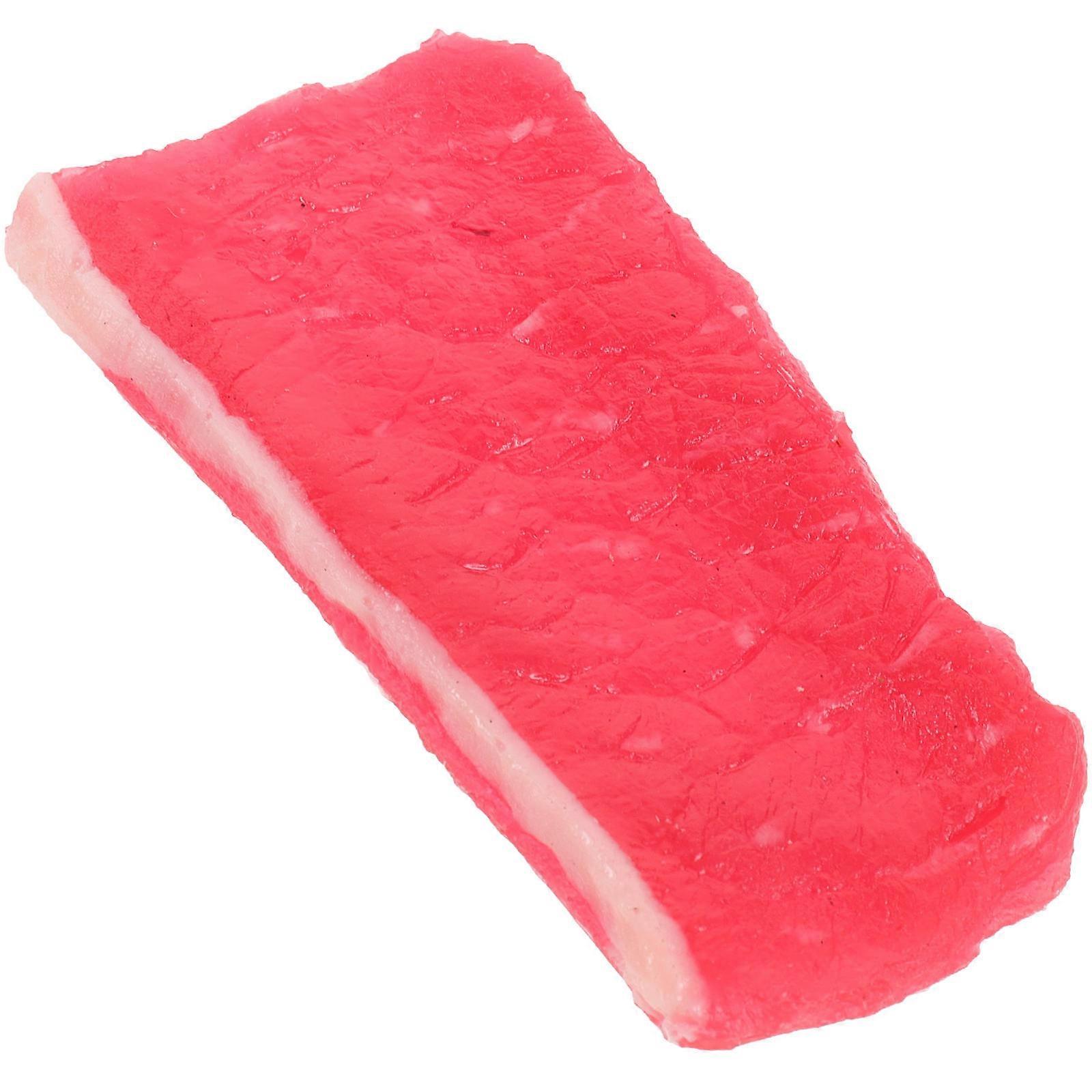 4Pcs Fake Pork Meat Food Model for Decoration Realistic Lifelike Display