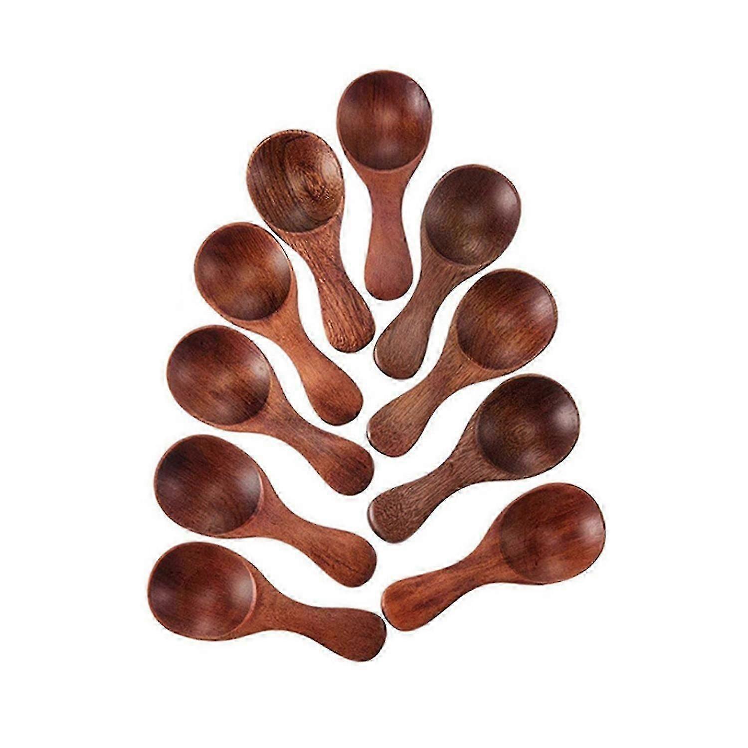 10個ミニスプーン食品グレードバーフリーノンスティックピックアップ調味料オイルコーヒーティーシュガースプーンキッチン