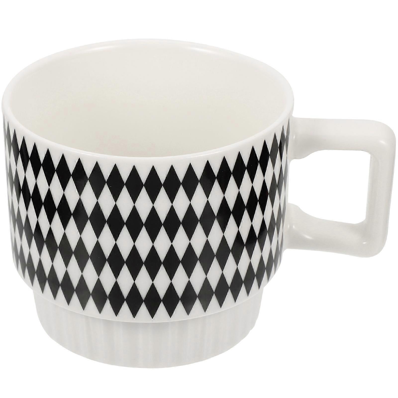 Nordic Style Tea Cup Coffee Mug for Drinking Ceramic 3Pcs