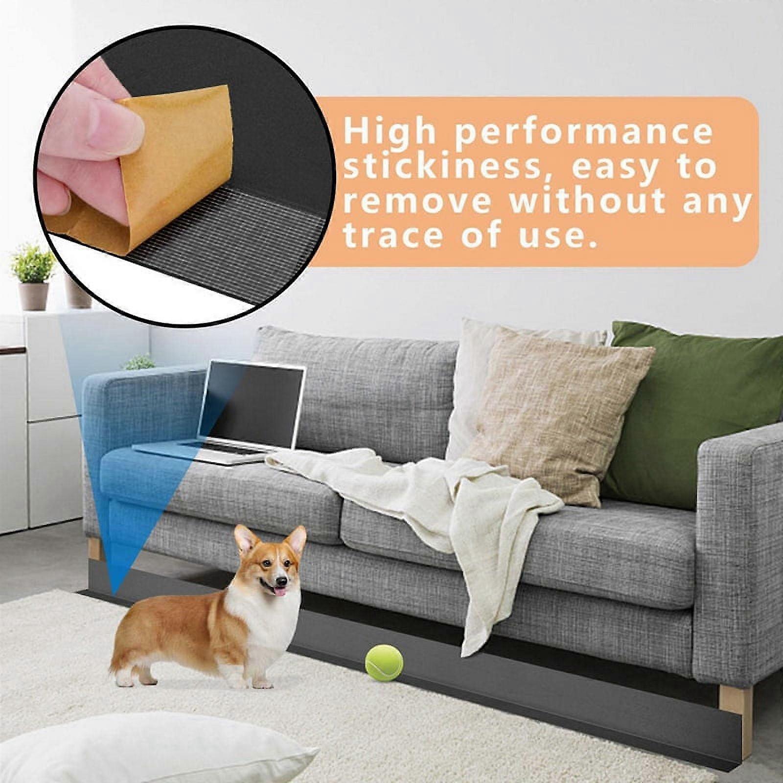 Under Couch Blocker, Thicker Under Sofa Furniture Blocker - Stop Things Going Under Sofa Couch or Bed, Easy to Install,B
