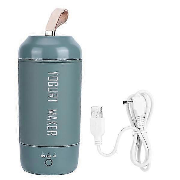 Multifunction Fully Automatic Mini Portable Yogurt Maker USB Rechargeable Yogurt Machine (Green)