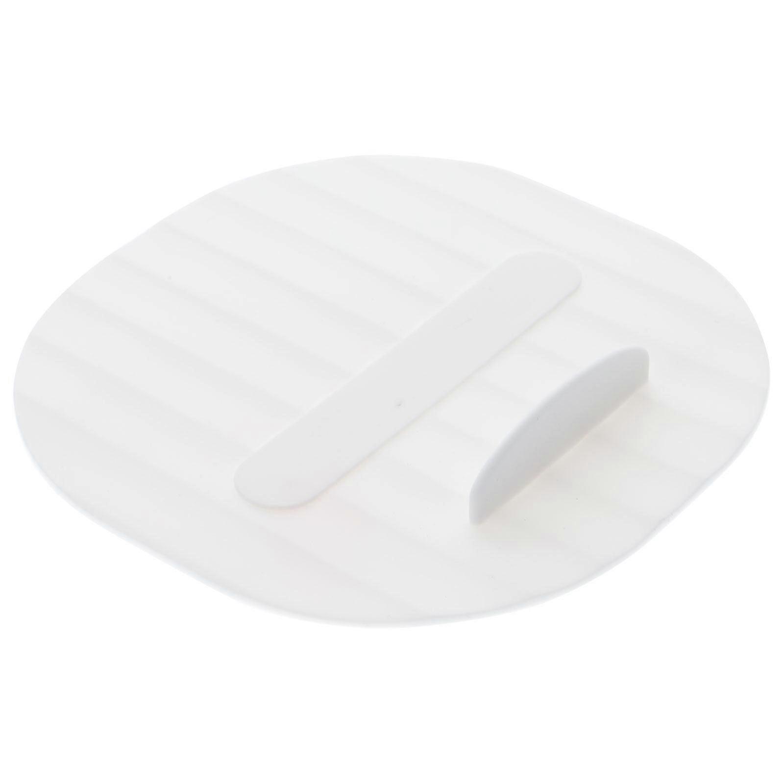 Flat Silicone Drain Plug Debris Blocking For Bathroom And Kitchen 2Pcs 14X14X2CM