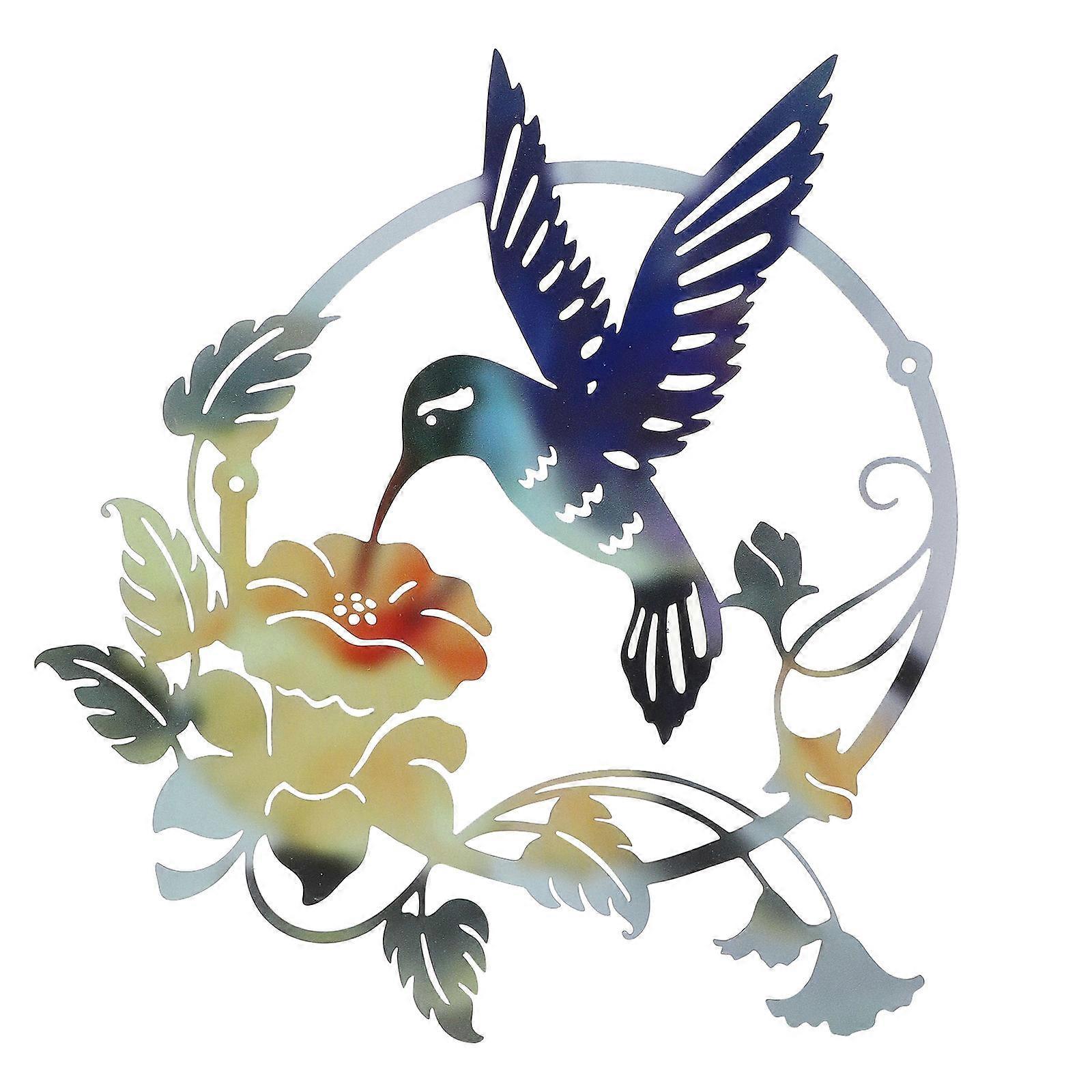 Wall Hanging Decor Bird Shape Iron Art for Garden 3Pcs Set