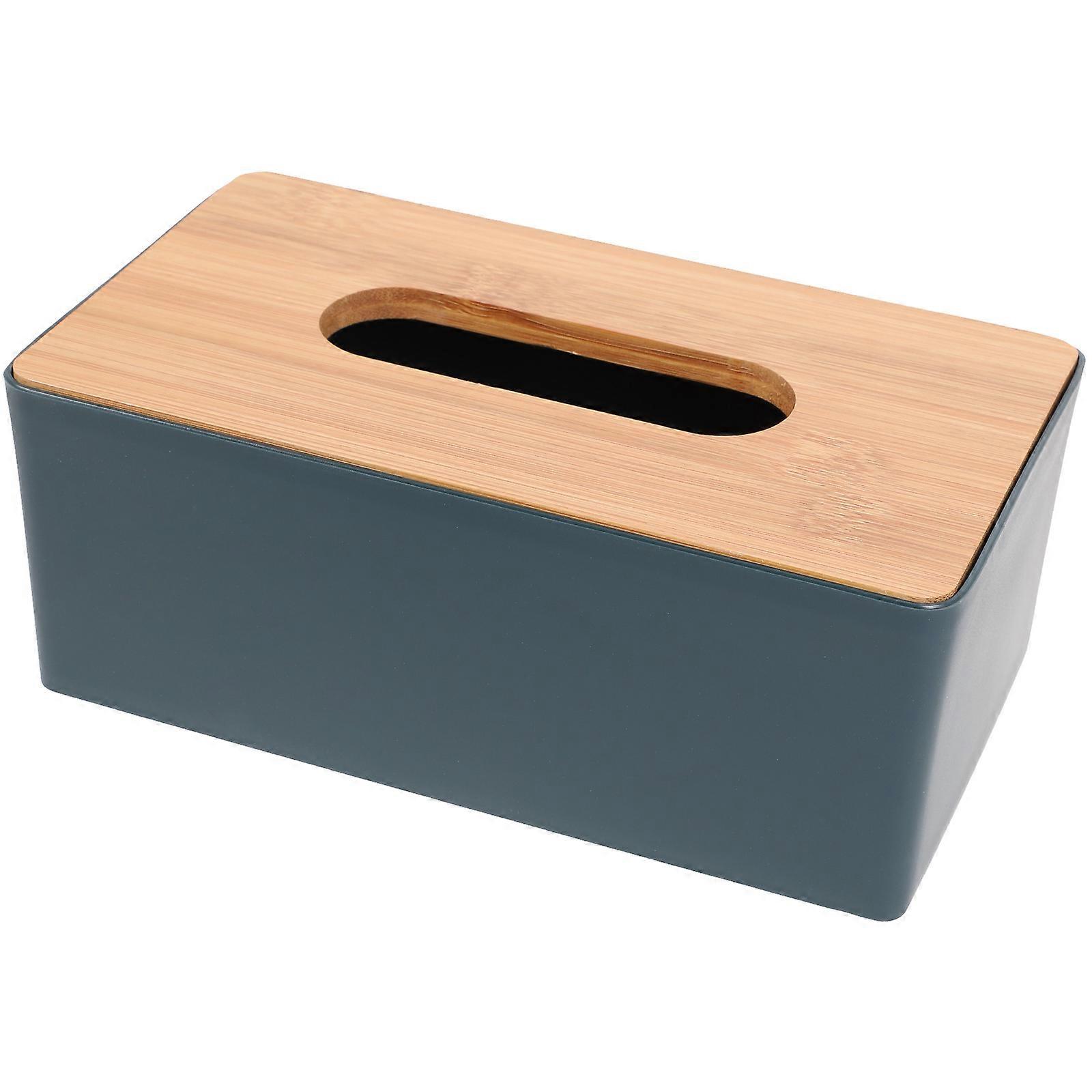 Modern Green Tissue Box Rectangle Tissue Storage Box 2Pcs