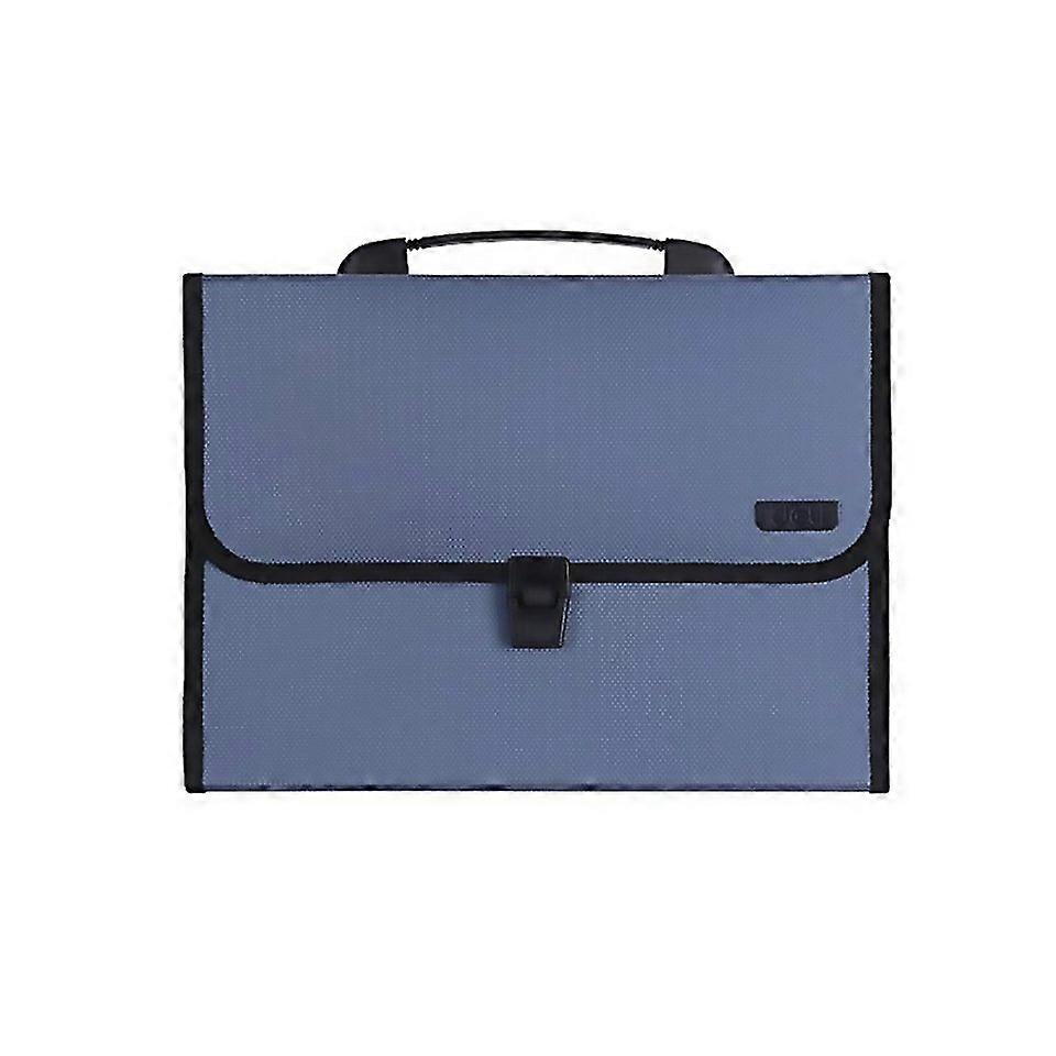 For Deli 5556 13grid A4 Folder Business Document Business Package Meeting Packageblue