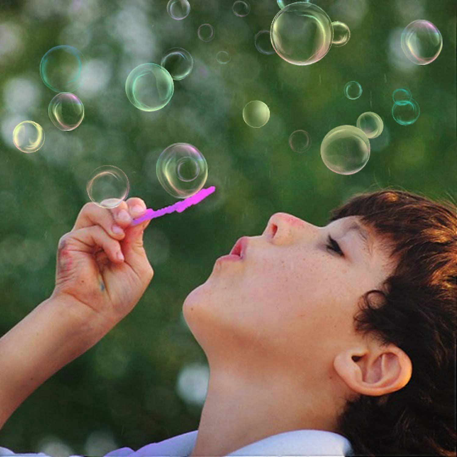 15PCS Big Bubbles Wand Kit for Kids Creative Bubble Making Toy