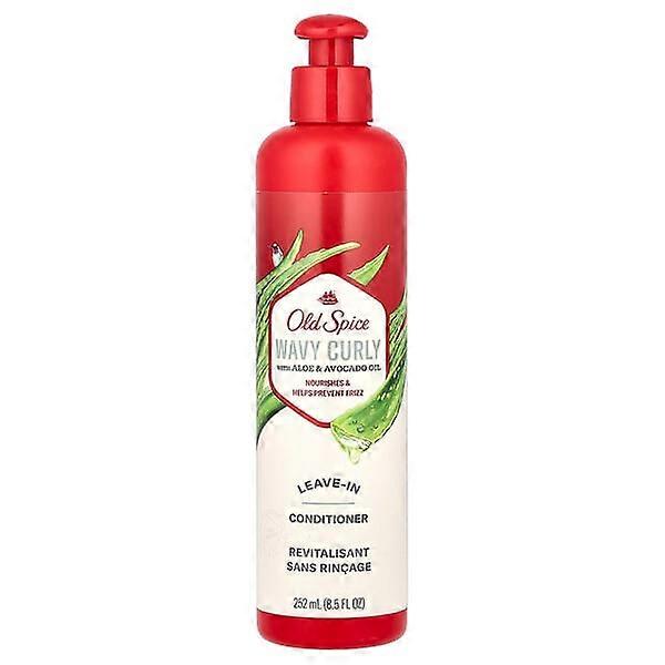 Old Spice, Wavy Curly Leave-In Conditioner with Aloe & Avocado Oil, 8.5 fl oz (252 ml)