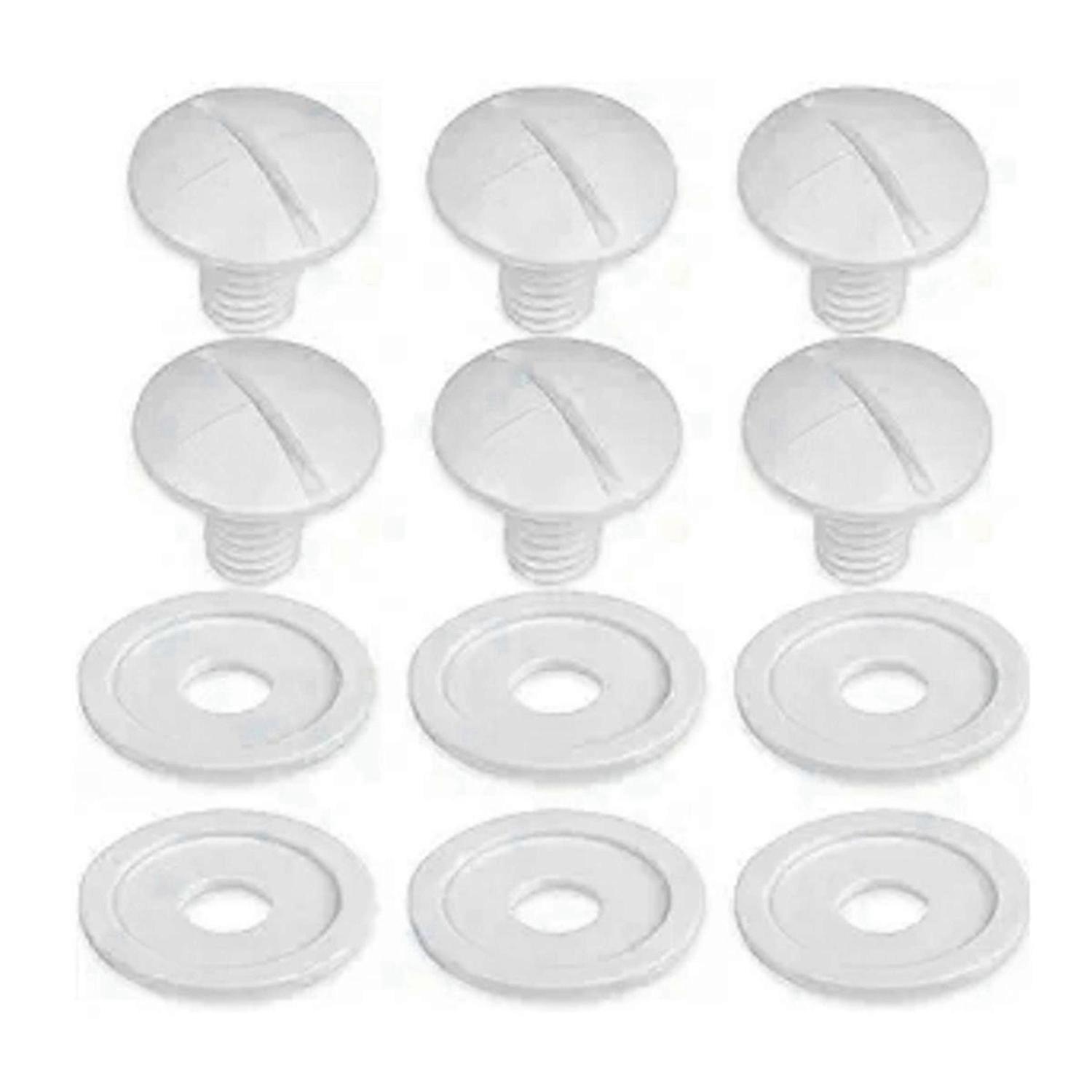 6Pcs Wheel Screw Pool Cleaner Part for Polaris 180/280 Pool Cleaner Replacement Parts