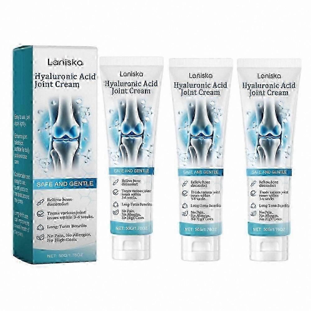 Advanced Hyaluronic Acid Joint Care Gel for Back, Neck, Hands, Knees - Massage Cream for Joint and Bone Support