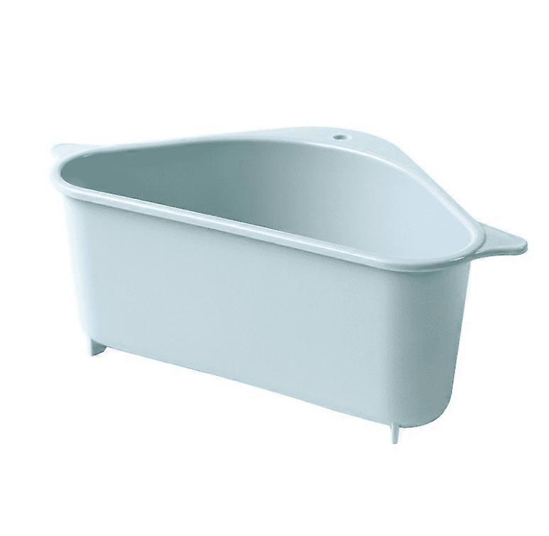 Wsevypo Sink Basket, Triangular Multifunctional Drain Shelf Sink Storage Holder