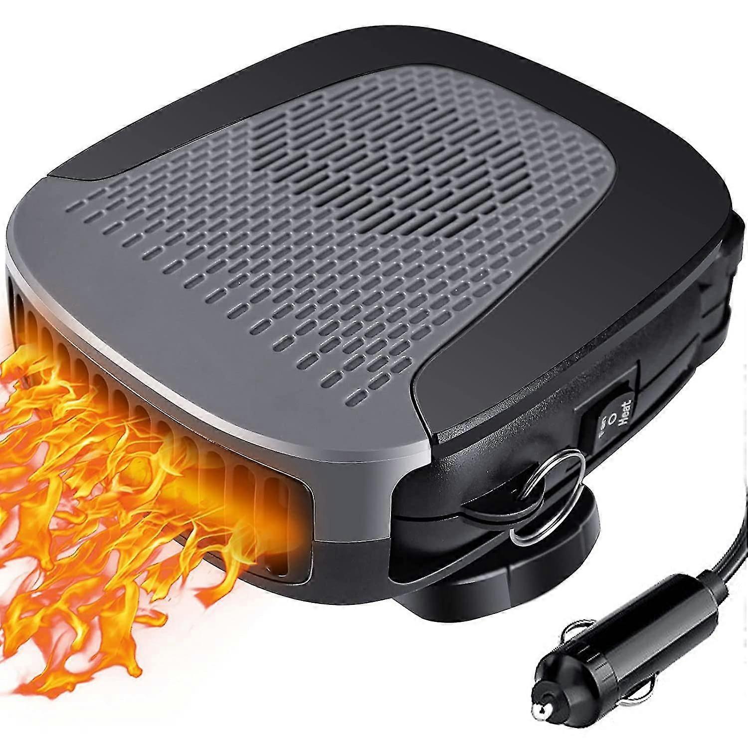 Riscaldatore per auto, riscaldatore portatile per auto 12v 150w auto parabrezza defogger riscaldamento rapido