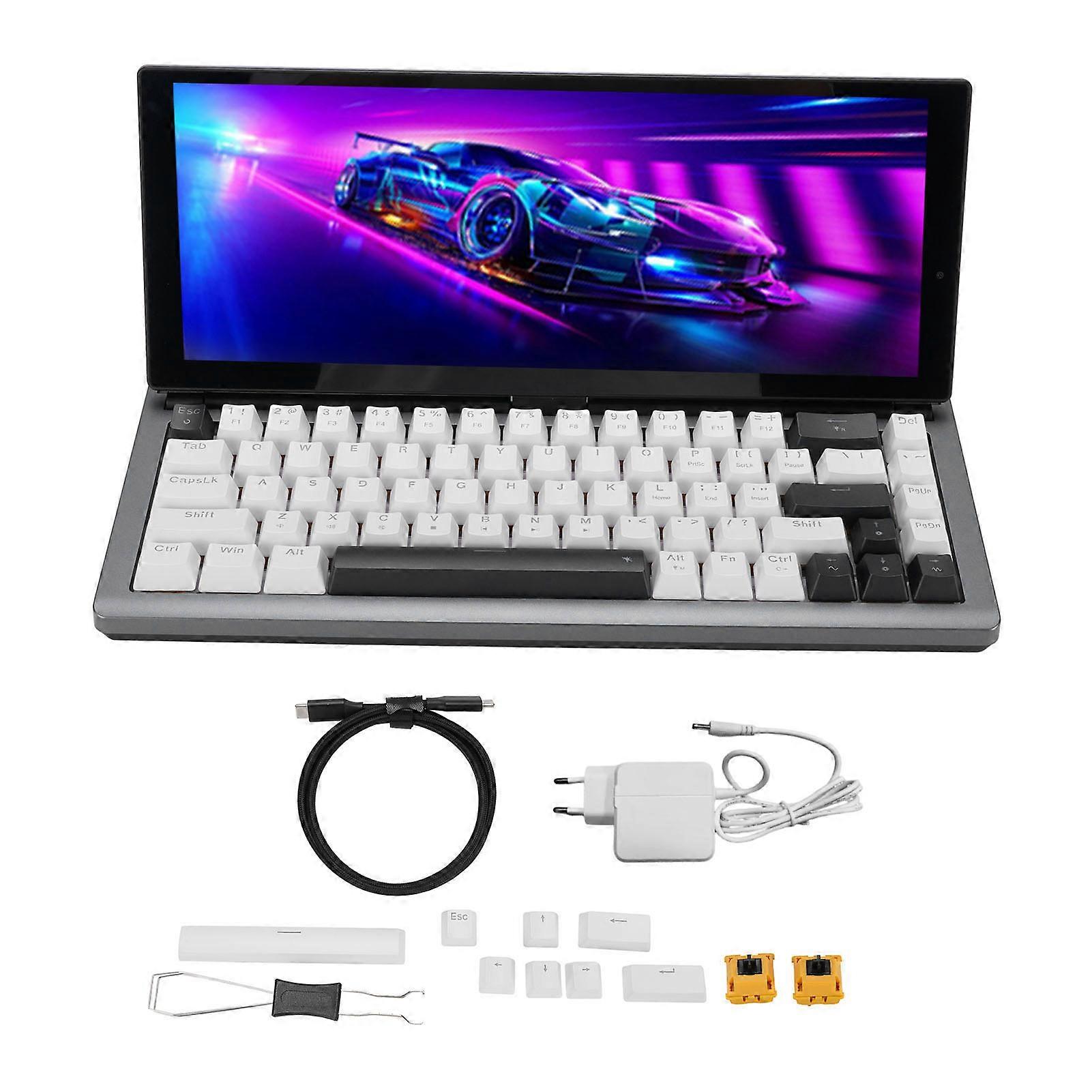 Mechanical Keyboard with 12.3 Inch Touchscreen RGB Backlight USB Wired for Gaming