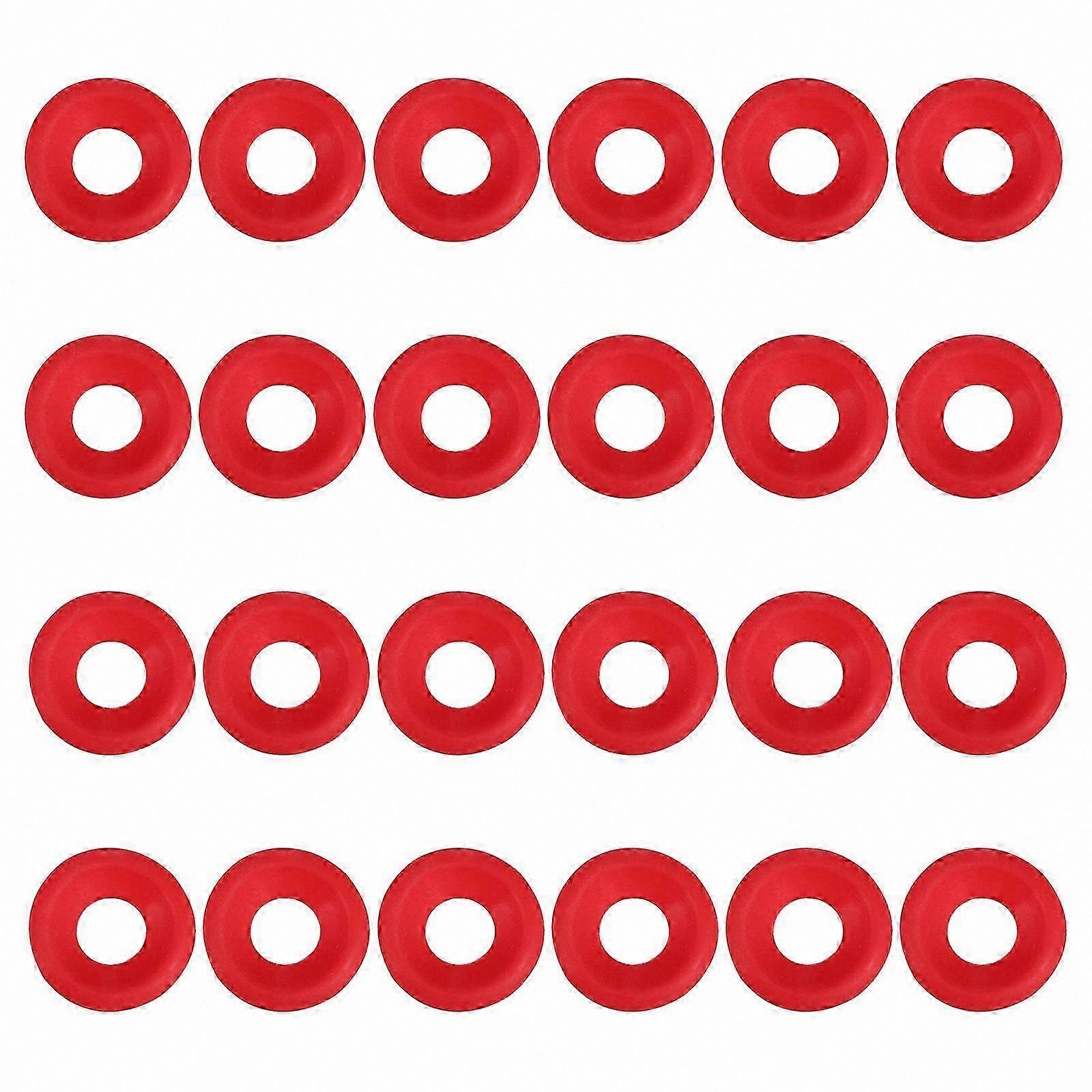 24pcs Red Round Bottle Seal Gaskets for Beer Bottles