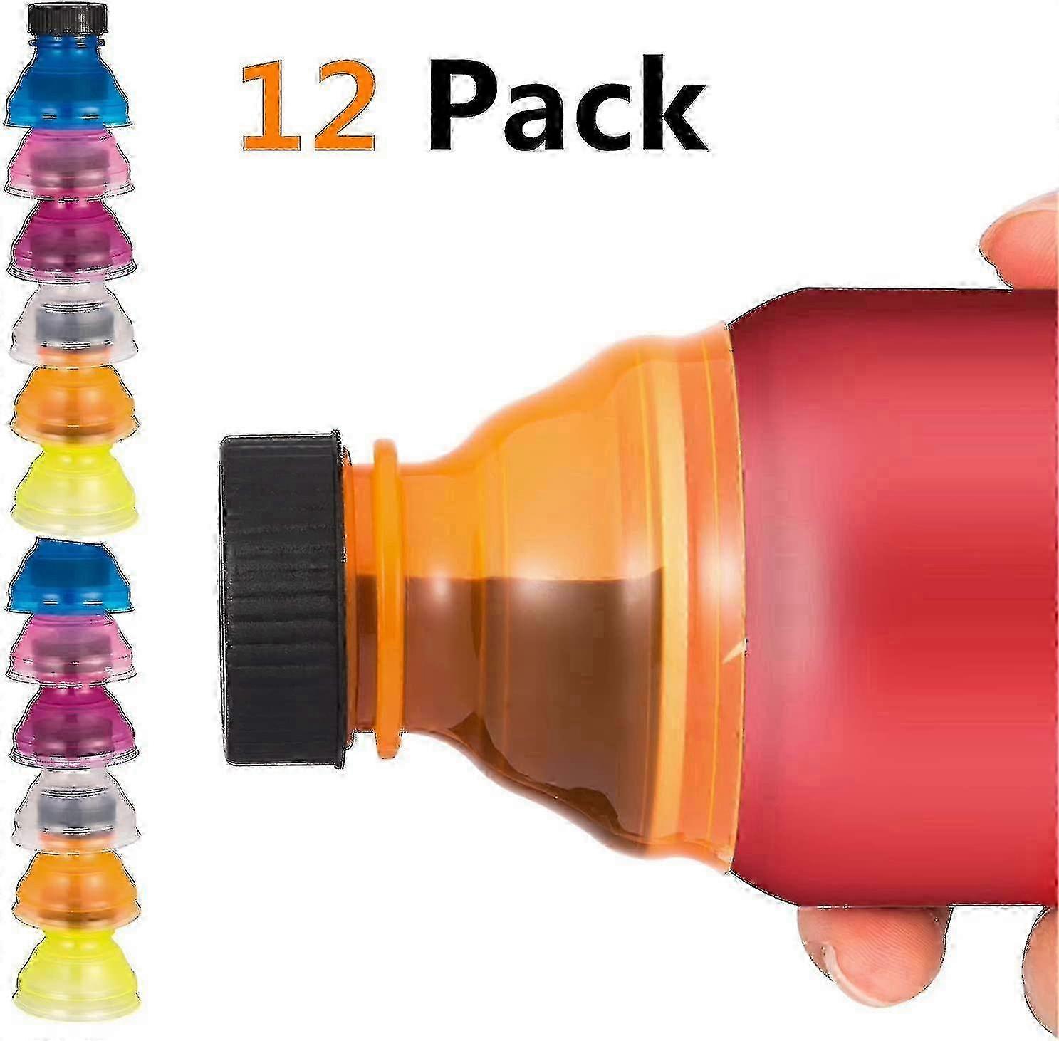 12 Pcs Leak Proof Can Covers For Soda Beer Cola miao4