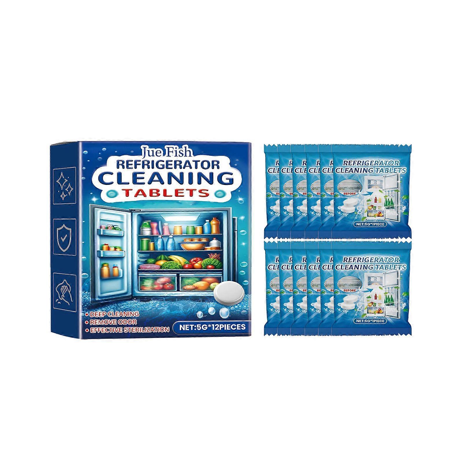 Refrigerator Cleaning Effervescent Tablets Contain Sodium Bicarbonate And Citric Acid