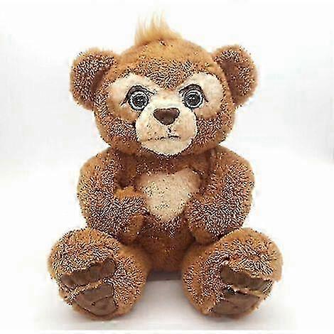 Cubby Interactive Plush, The Multicolored Curious Bear,