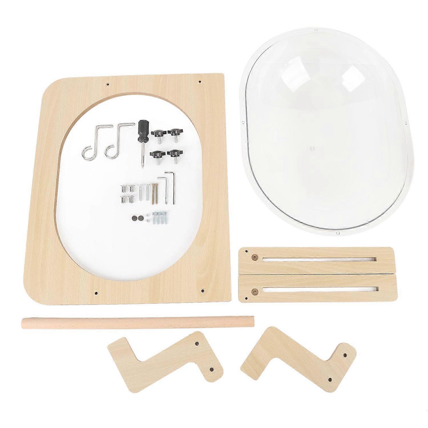 Transparent Cat Bed Stable Structure Clear Cat Wall Furniture Set Premium Cat Hammock for Sleeping P